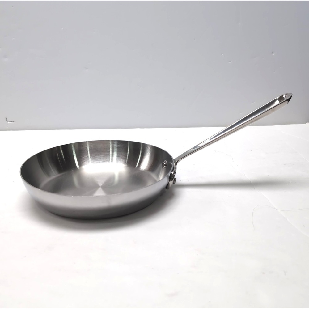 All-Clad D3 Stainless 7.5" Fry Pan Skillet French Skillet Tri-Ply Made in USA